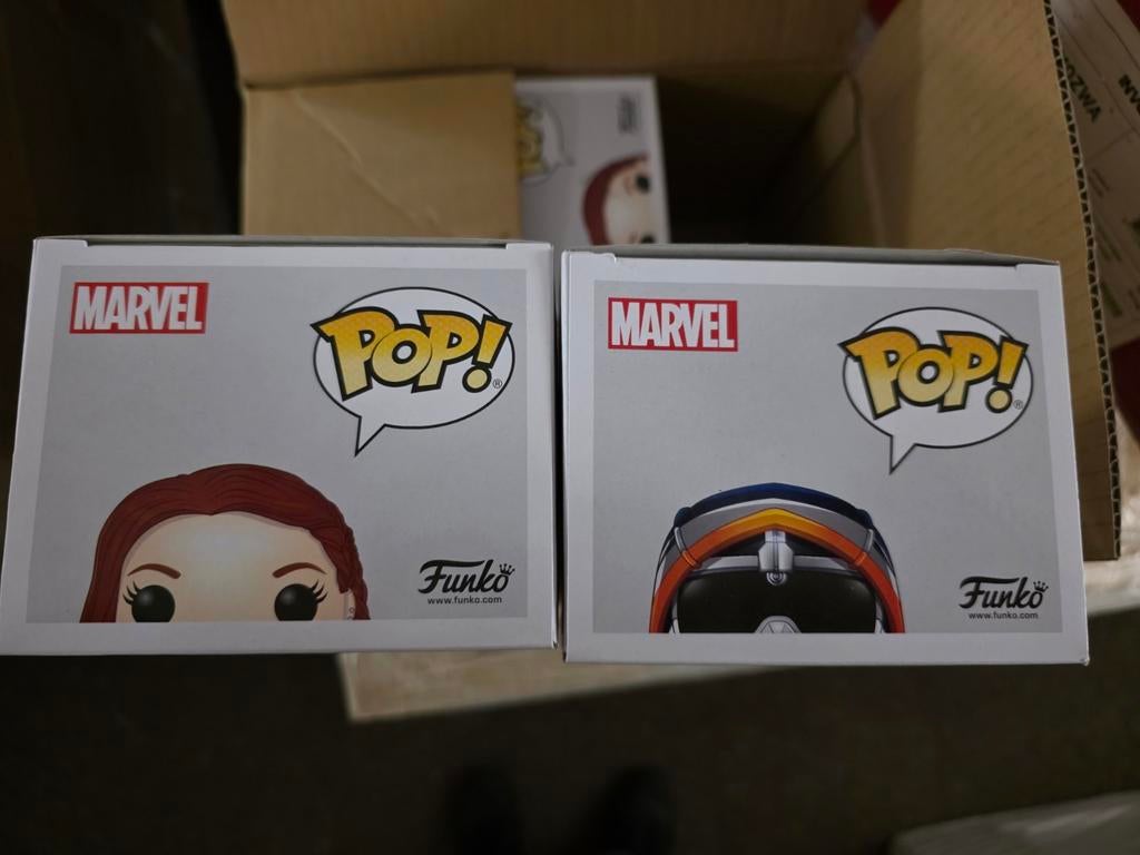 Funko Pop Marvel #604 Black Widow & #605 – Partij – Meerdere, Verzamelen, Poppetjes en Figuurtjes, Ophalen of Verzenden, Nieuw