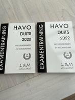 Examentraining Duits HAVO 2020 & 2022 L&M Educatief, Ophalen, Alpha, Gelezen, Overige niveaus