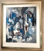 2 figuren naakt in abstract '88 - Jelle Hoogstra (1924-2003), Ophalen