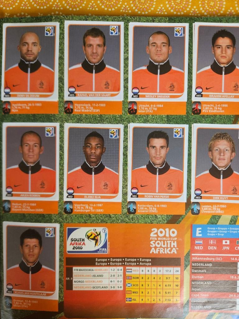 Panini world cup zuid afrika 2010 compleet, Verzamelen, Verzenden, Zo goed als nieuw