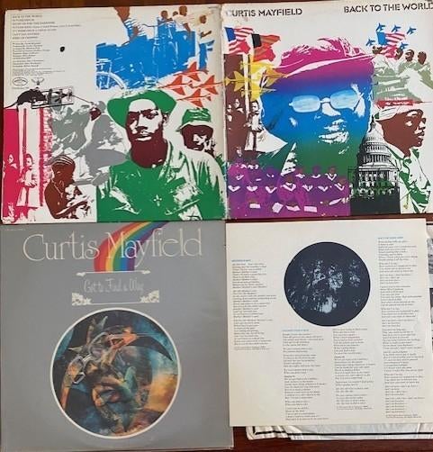 Curtis Mayfield:Roots/SuperFly/SweetExcorcist/BackToTheWorld, Originele persing, Ophalen of Verzenden, Zo goed als nieuw