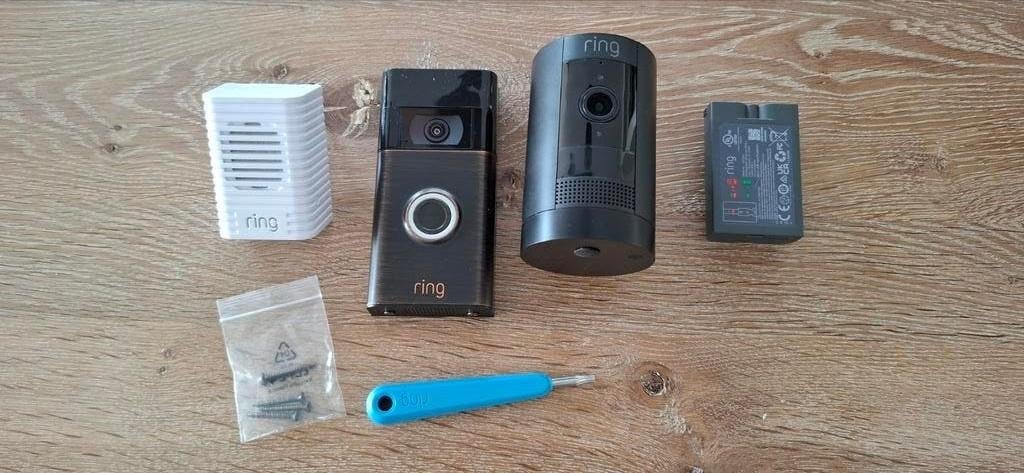 Ring deurbel, buitencamera en chime, Ophalen of Verzenden, Zo goed als nieuw