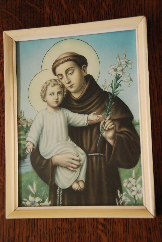 schilderijtje H.Anthonius, Antiek en Kunst, Ophalen of Verzenden