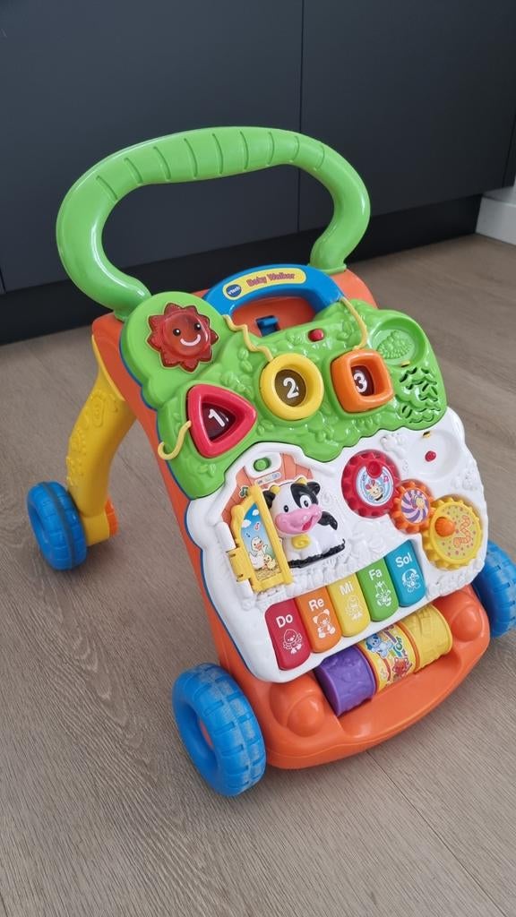 Loopkar Vtech Baby Walker met spelletjes en geluiden, Ophalen of Verzenden, Zo goed als nieuw, Babygym, Met licht