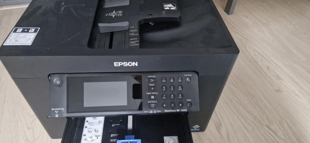 Epson WorkForce WF-7840 All-in-One Printer, Computers en Software, Printers, All-in-one, Draadloos, Ophalen of Verzenden, Zo goed als nieuw