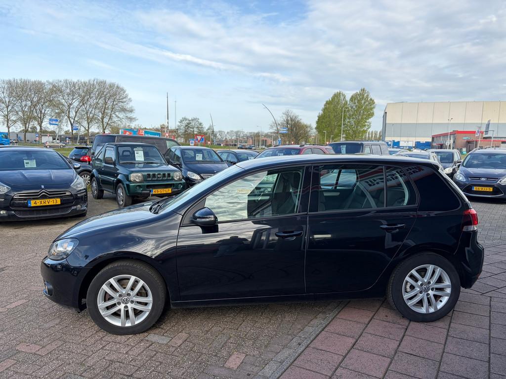 Volkswagen Golf 1.4 TSI Highline - Leer - Navi - Cruise -, Euro 5, Gebruikt, 4 cilinders, Zwart