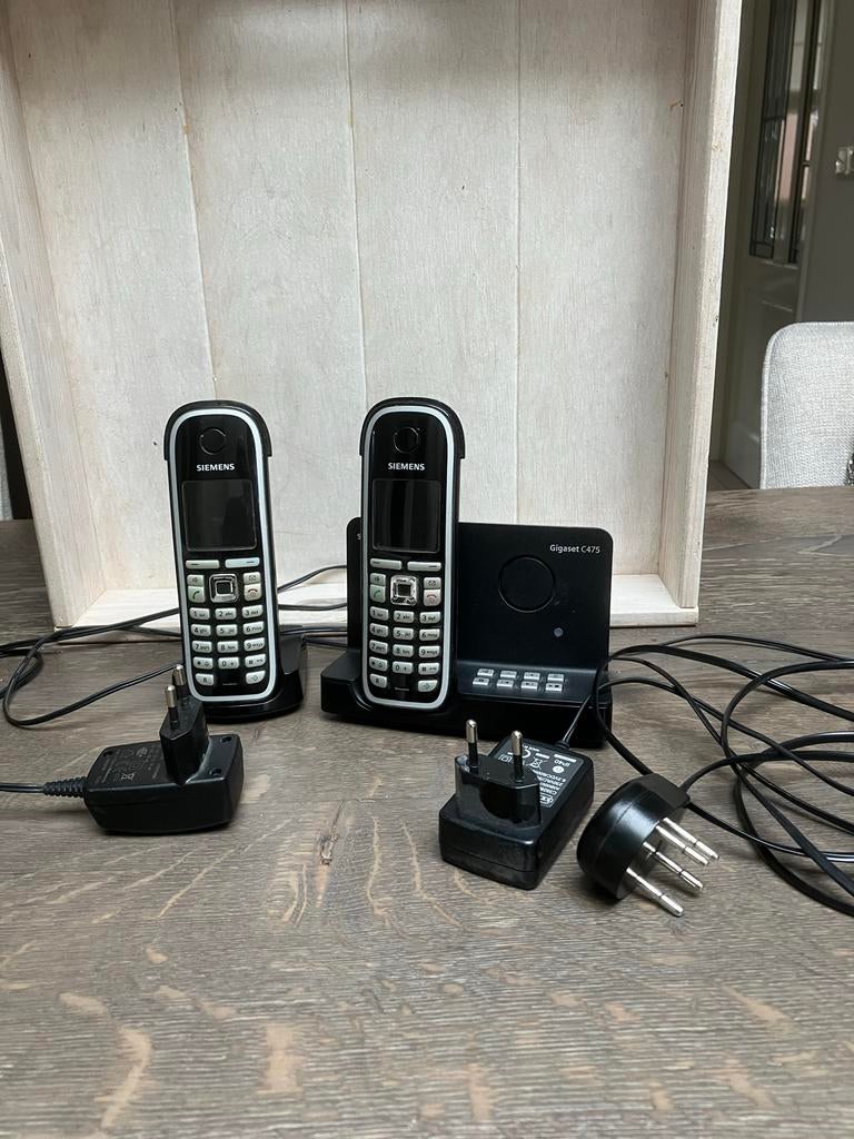 Siemens Gigaset C475 met 2 handsets, Ophalen of Verzenden, Gebruikt, 2 handsets