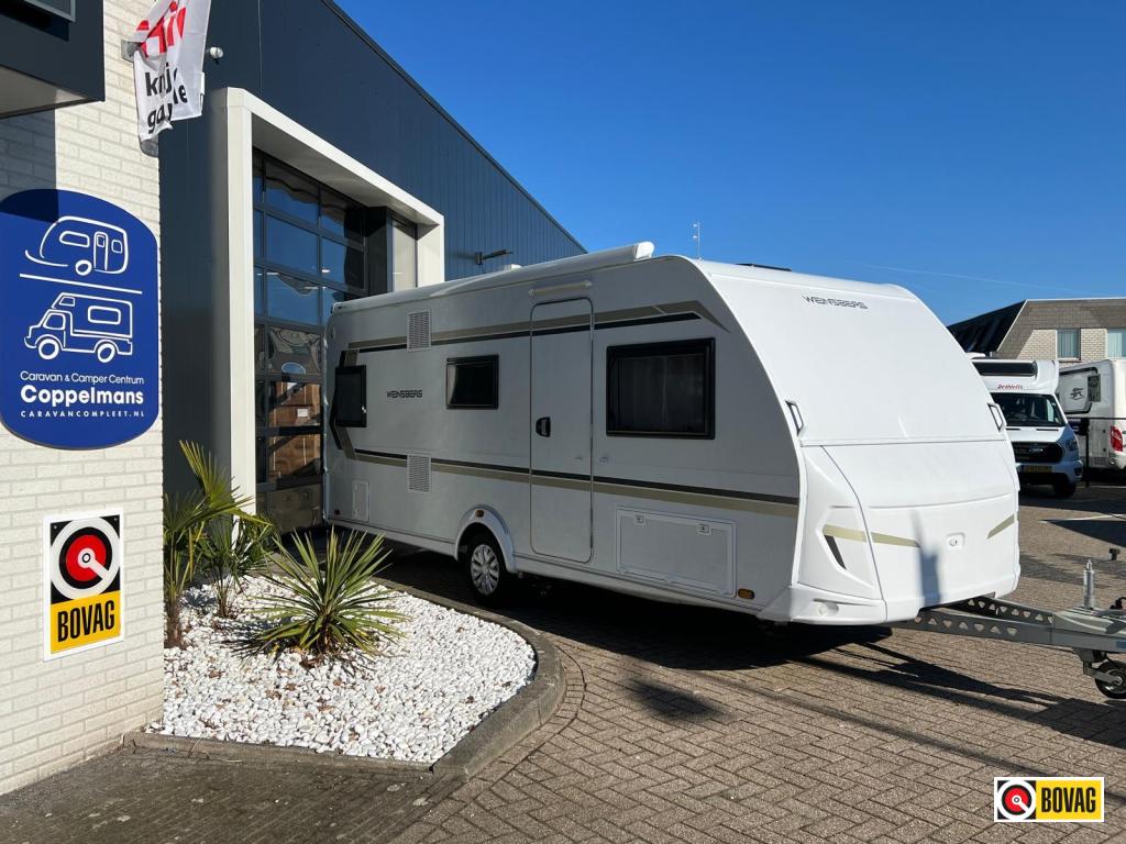 Weinsberg CaraOne 550 QDK mover, luifel, voortent, Caravans en Kamperen, Overige merken, Bedrijf, Treinzit, 1250 - 1500 kg
