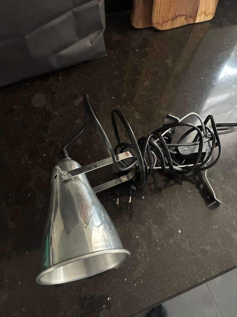 Metalen muurlamp, Ophalen, Gebruikt, Metaal