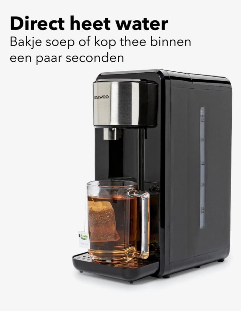 Daewoo heetwaterdispenser, Witgoed en Apparatuur, 2 liter of meer, Ophalen of Verzenden, Zo goed als nieuw