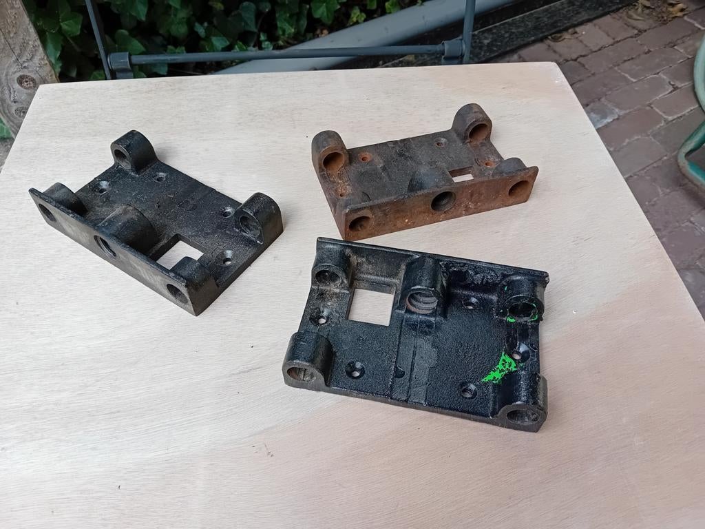 Nooitgedagt bankschroef onderdelen (3 stuks), Ophalen of Verzenden, Gebruikt