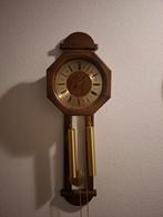 Jeka Eikenhouten Wandklok met Slinger en Gewichten, Ophalen