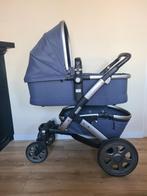 Blauwe Joolz Geo 2 Kinderwagen + Accessoires, Zo goed als nieuw, Verstelbare duwstang, Ophalen, Kinderwagen