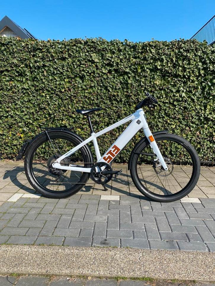 Stromer ST3 Cool White Sport - Maat M - Januari 2020, Fietsen en Brommers, Elektrische fietsen, Gebruikt, Stromer, 51 tot 55 cm
