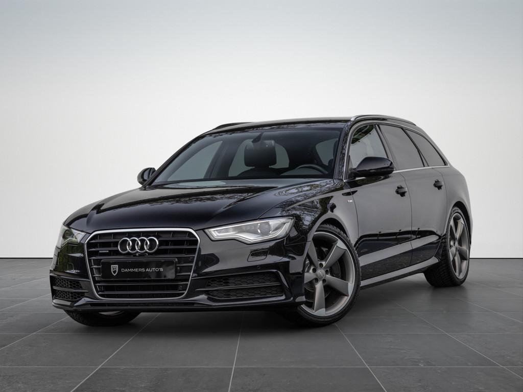 Audi A6 Avant 3.0 TFSI 300pk Quattro S-line Standkachel 20'', Auto's, Automaat, Gebruikt, 2995 cc, Zwart