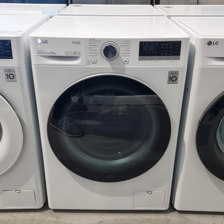 LG Wasmachine 8 kg - Outlet Model, Witgoed en Apparatuur, Wasmachines, Nieuw, Voorlader, 8 tot 10 kg, 85 tot 90 cm, 1200 tot 1600 toeren