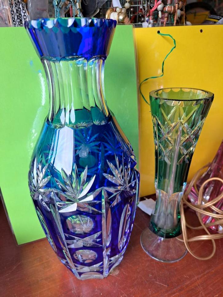 6 x vintage en antieke vaas en lampenvoet, Antiek en Kunst, Antiek | Vazen, Ophalen