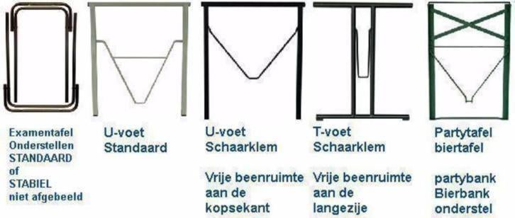 Biertafel onderstel bierbankonderstel Klaptafelframe, Ophalen of Verzenden, Nieuw, Versiering, Abraham of Sarah