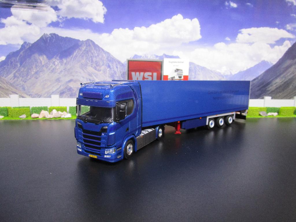 Wsi 02-3198 Gert-Jan van Haren , Scania S Highline CS20H, Hobby en Vrije tijd, Modelauto's | 1:50, Ophalen, Nieuw, Bus of Vrachtwagen