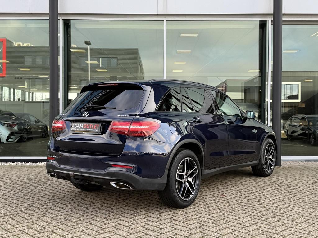 Mercedes-Benz GLC 250 4MATIC Premium Panorama dak, Auto's, 12 maanden, Stof, 4 cilinders, Blauw