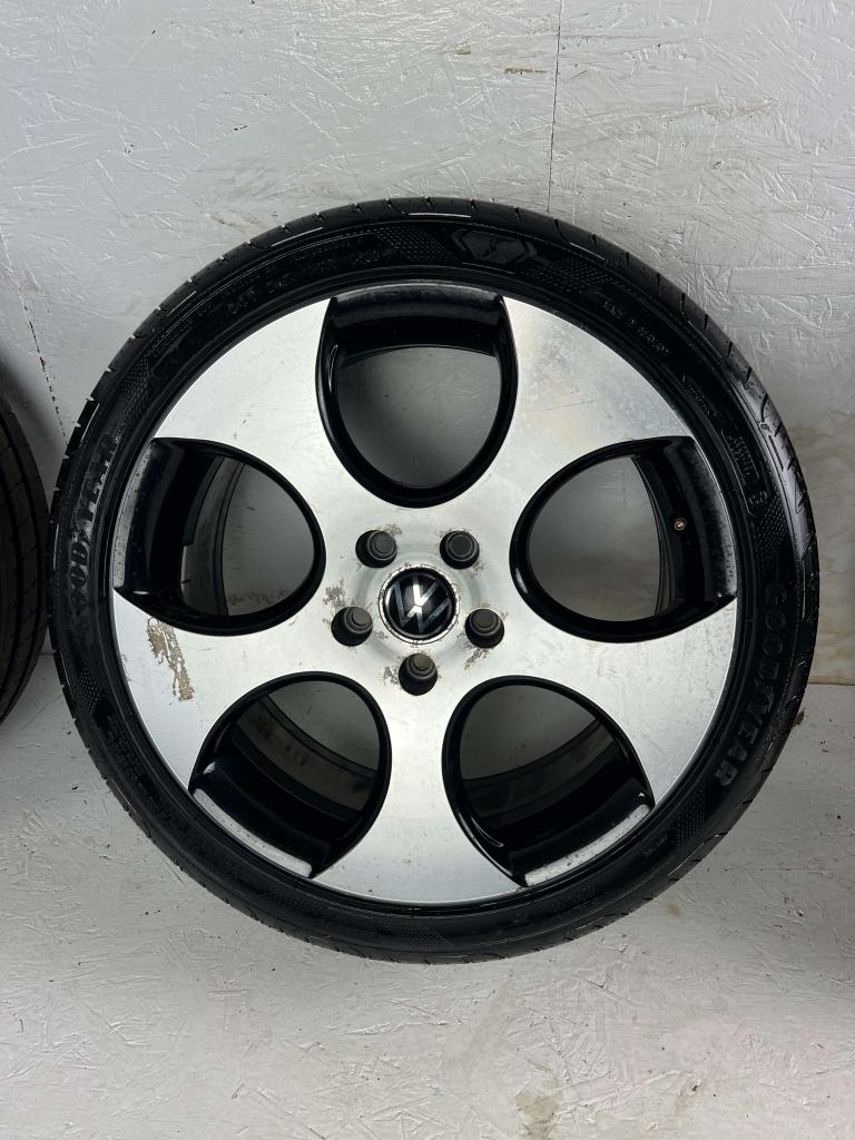 Originele Volkswagen Golf 6 Detroit velgen 18" 5x112 zomer, Auto-onderdelen, Banden en Velgen, Niet ingevuld, 18 inch, Gebruikt