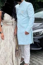 Hindoestaanse jas mannen, Overige typen, Blauw, Maat 42/44 (L), Ophalen of Verzenden