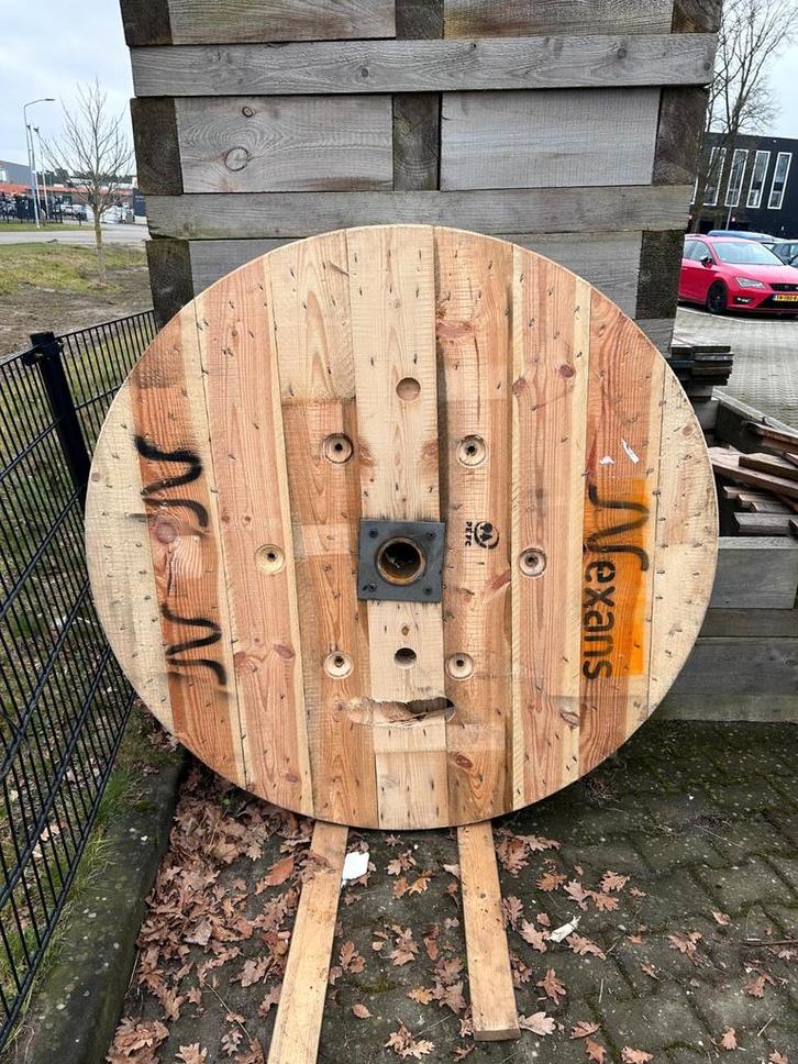 Prachtige nieuwe kabelhaspelschijf, Doe-het-zelf en Verbouw, Hout en Planken, Plank, Eiken, Minder dan 200 cm, 50 mm of meer, Ophalen of Verzenden
