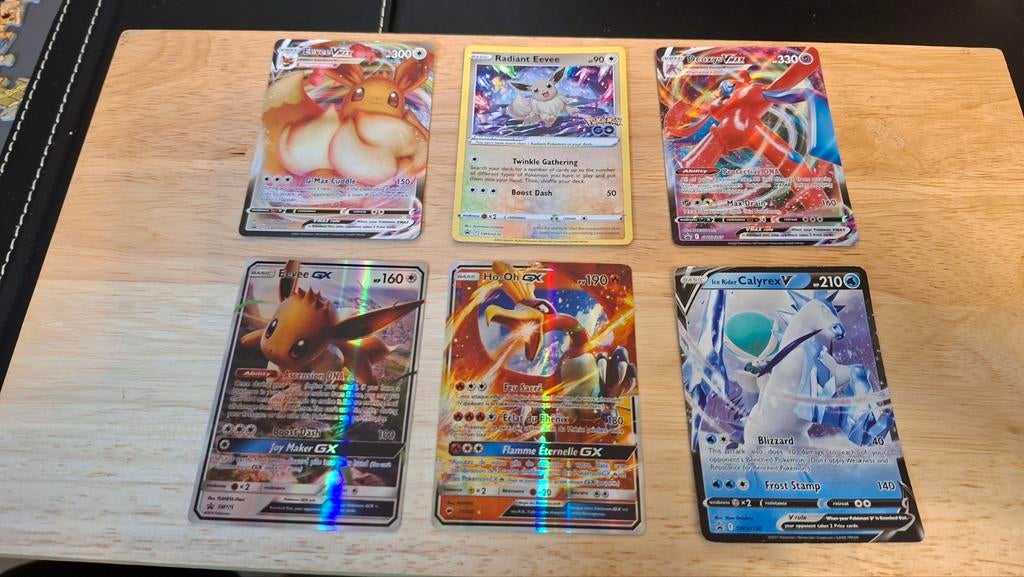 Pokemon kaarten GX - Vmax - V, Ophalen of Verzenden, Zo goed als nieuw, Losse kaart
