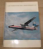 Spaanstalige brochure Fokker F.27 Friendship uit 1961, Verzenden, Zo goed als nieuw, Boek of Tijdschrift