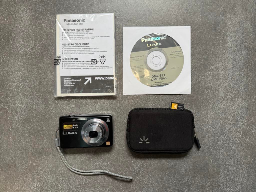 Panasonic Lumix DMC-FS45 digitale camera / nw. org. batterij, Ophalen, Compact, Zo goed als nieuw, Overige Merken