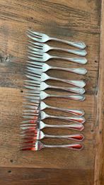 Verzilverde taartvorkjes Christofle Spatours, Ophalen of Verzenden, Zo goed als nieuw, Zilver