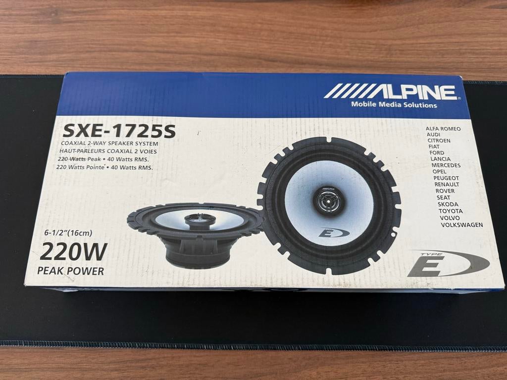 Alpine SXE-1725S Autospeakers 16cm 220W (Nieuw), Auto diversen, Autospeakers, Ophalen of Verzenden, Nieuw