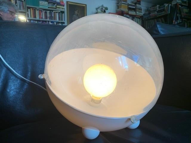 Vintage Design Koziol Orion vloerlamp met lamp,  Retro, Ophalen of Verzenden, Gebruikt, Minder dan 50 cm