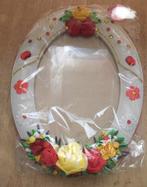 Ovale fotolijst met bloemen en steentjes NIEUW /verpakking, Overige materialen, Minder dan 50 cm, Nieuw, Ophalen of Verzenden
