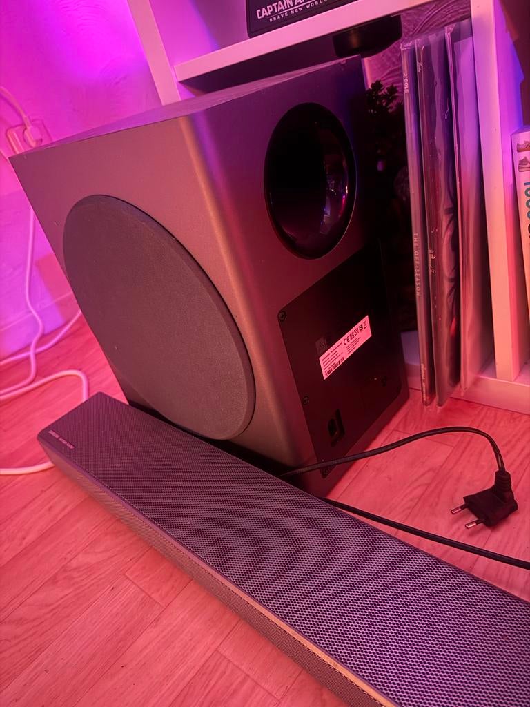Samsung HW-Q60R Soundbar + SWA-9000S Surround set, Ophalen, Bluetooth, Gebruikt