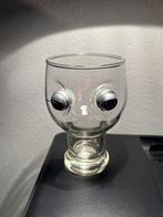 Uniek glas met bewegende ogen, Ophalen of Verzenden