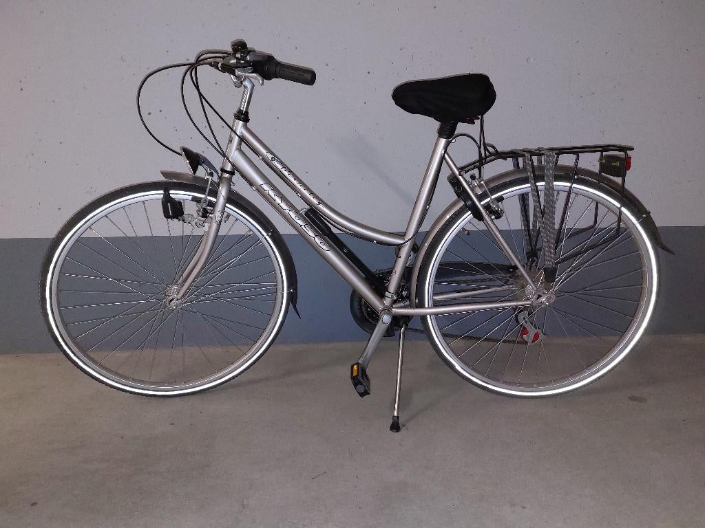 Damesfiets, Fietsen en Brommers, Gebruikt, Velgrem, Versnellingen, Ophalen