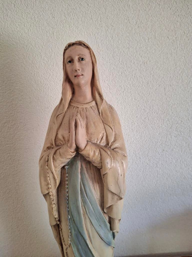 Antiek Maria beeld 35 cm., Antiek en Kunst, Antiek | Religie, Ophalen of Verzenden