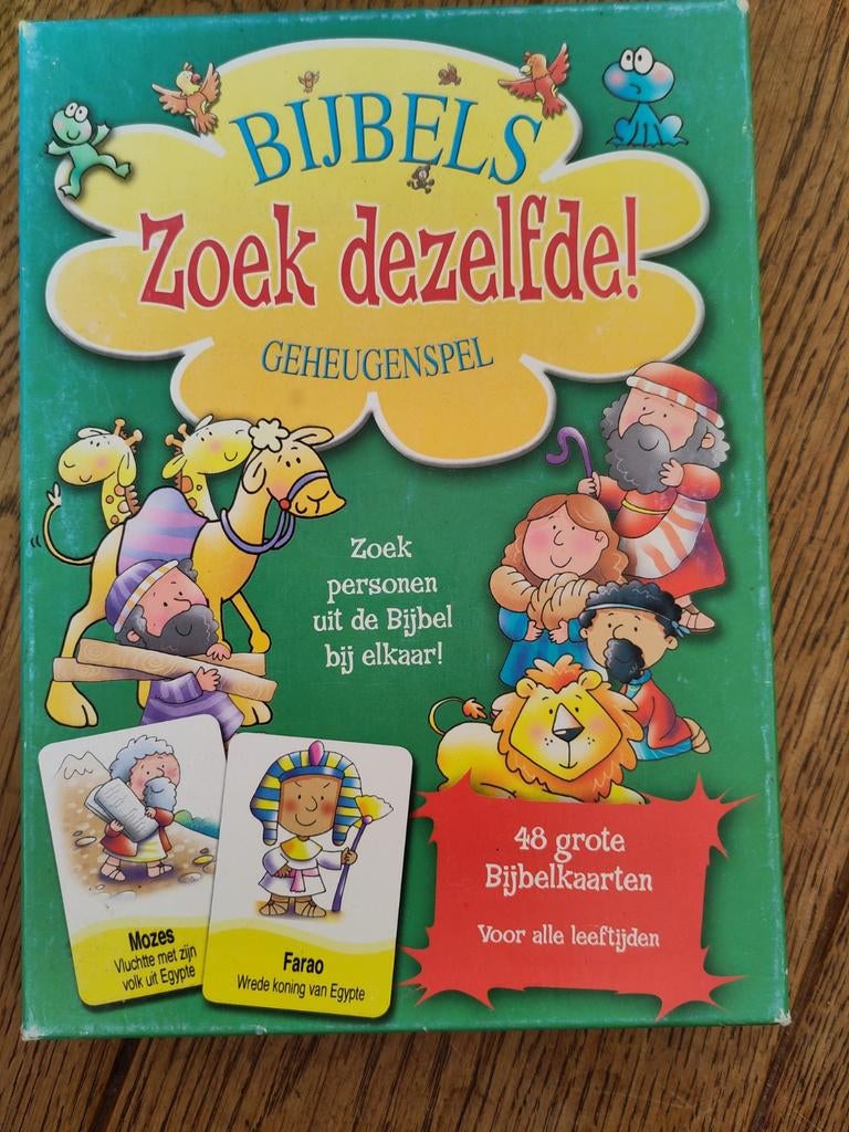 Bijbels geheugenspel, Drie of vier spelers, Ophalen of Verzenden, Gebruikt, Jongbloed