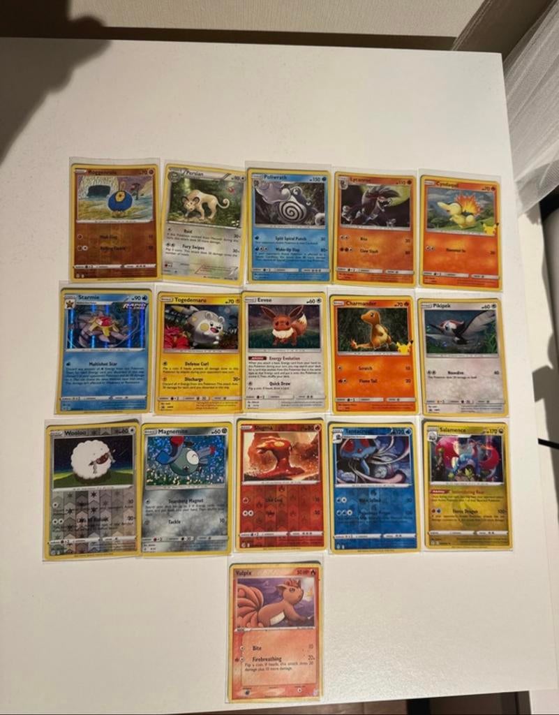 Diverse Hologram Pokémon kaarten - Los of als set, Verzenden, Zo goed als nieuw, Meerdere kaarten, Foil