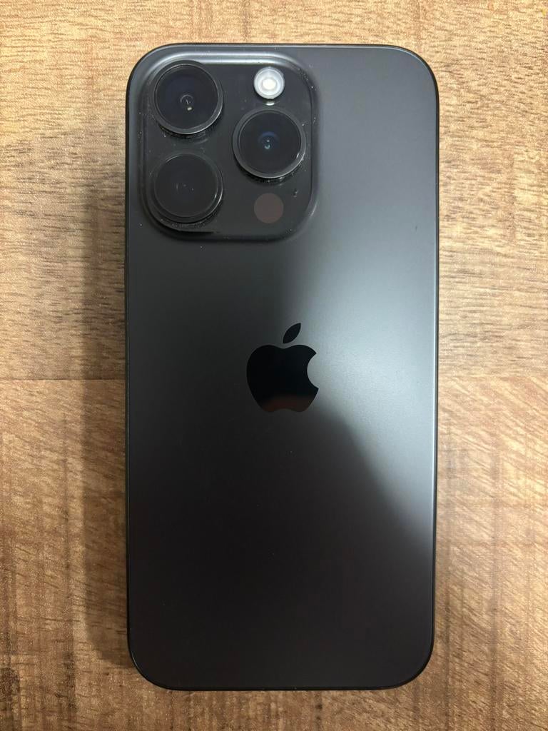Iphone 15 pro 256gb zwart, Telecommunicatie, Mobiele telefoons | Apple iPhone, 86 %, Zwart, Zo goed als nieuw, Met simlock