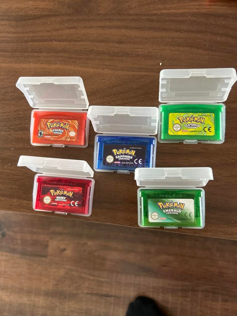 5 Pokémon GBA games (reproductie), Spelcomputers en Games, Games | Nintendo DS, 1 speler, Ophalen of Verzenden, Zo goed als nieuw