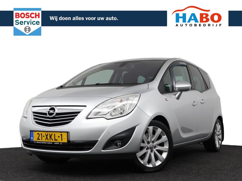 Opel Meriva 1.4 TURBO COSMO 140PK ECC/CRUISE/NAV/REGEN.SENS/, Auto's, Euro 5, 15 km/l, Gebruikt, 4 cilinders