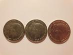0135 nederland 3 x 2 1/2 gulden dubbele kop, Postzegels en Munten, Munten | Nederland, Verzenden, Koningin Beatrix, 1 gulden