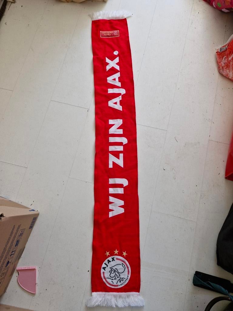 Mooie rode ajax sjaal, Kleding | Heren, Mutsen, Sjaals en Handschoenen, Ophalen of Verzenden, Zo goed als nieuw, Overige maten