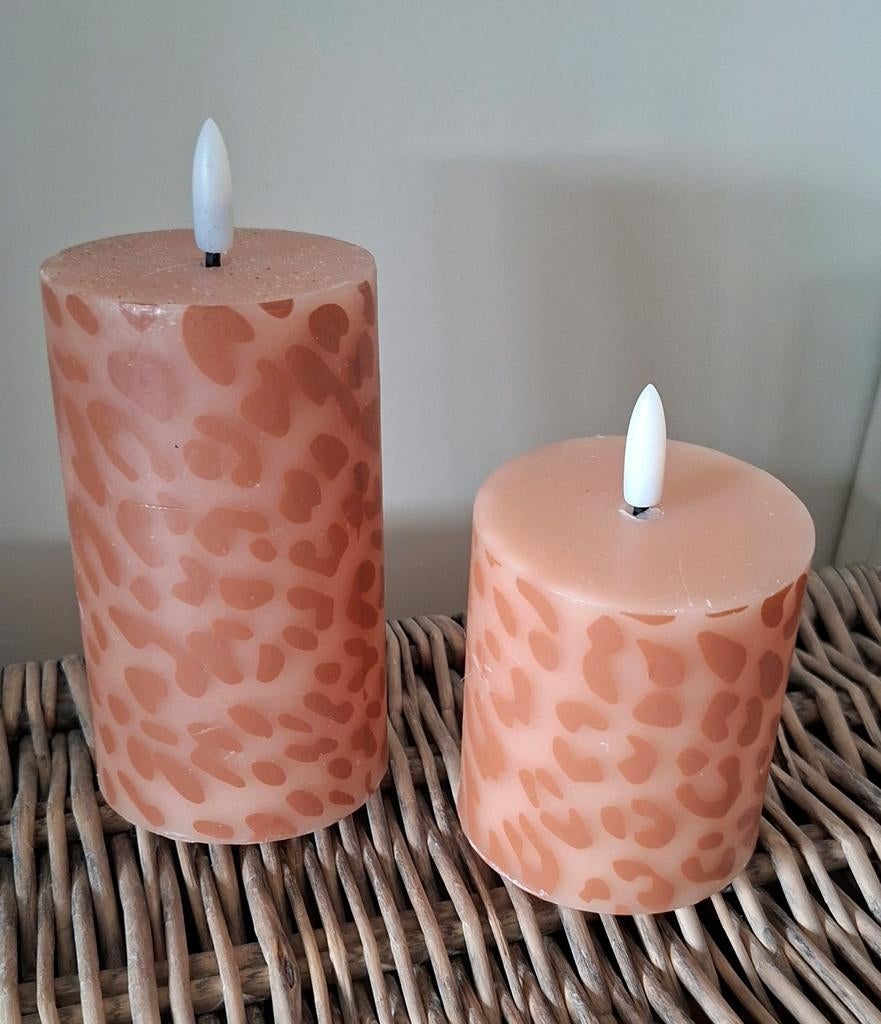 Set stompkaarsen werkt op batterij, Huis en Inrichting, Woonaccessoires | Kandelaars en Kaarsen, Ophalen of Verzenden, Overige materialen