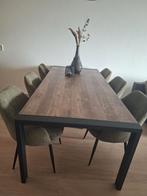 Eettafel met stoelen 230x100, Ophalen of Verzenden, Rechthoekig, 200 cm of meer, 50 tot 100 cm