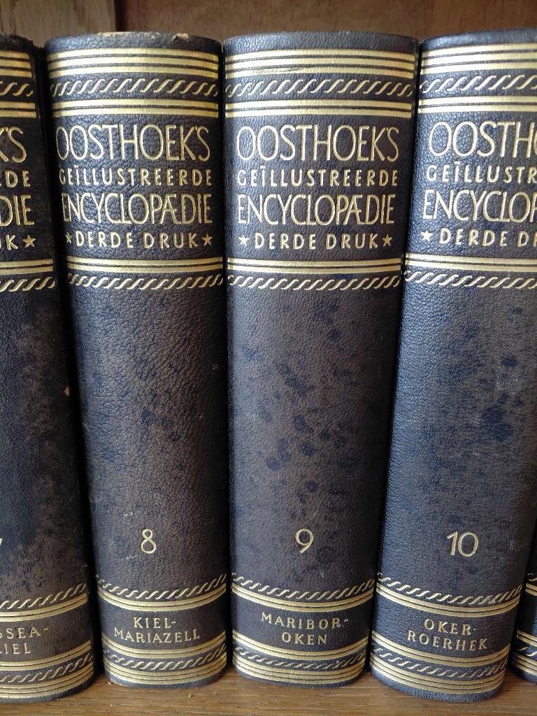 Oosthoek's geïllustreerde encyclopedie derde druk, Boeken, Complete serie, Zo goed als nieuw, Algemeen, Oosthoek