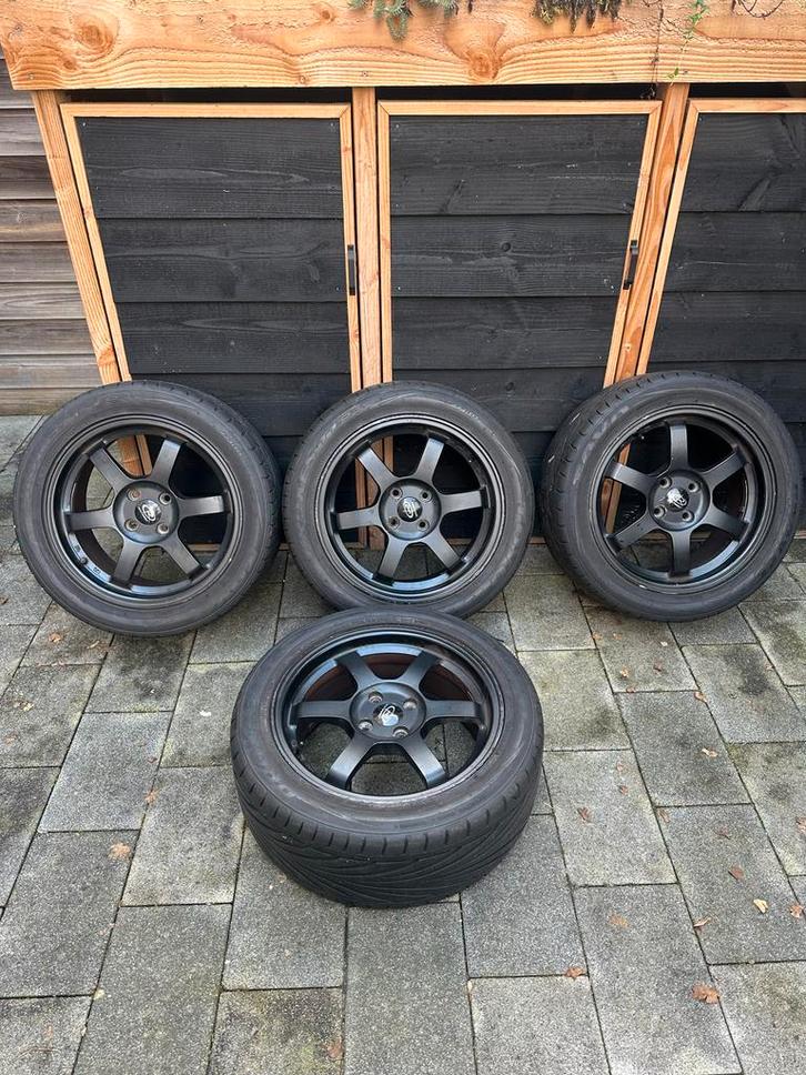 Rota Grid Velgen 16 inch 4x100, Auto-onderdelen, Banden en Velgen, Velg(en), Zomerbanden, 16 inch, 225 mm, Personenwagen, Gebruikt