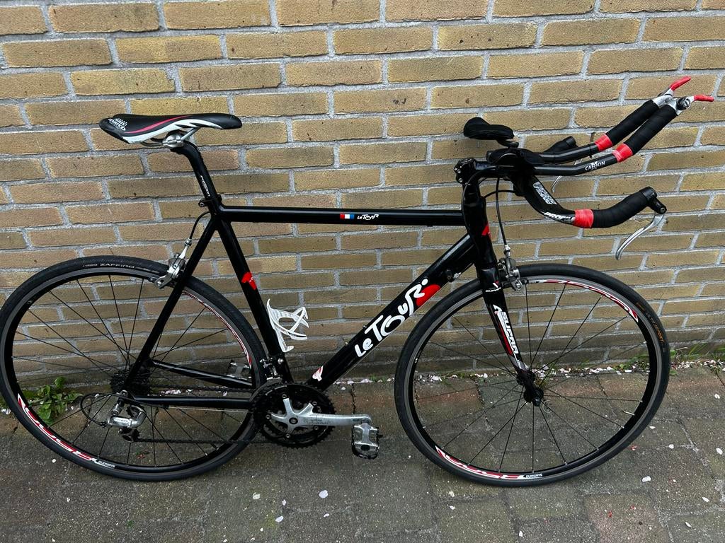 Le Tour racefiets, Fietsen en Brommers, Fietsen | Racefietsen, 28 inch, Gebruikt, Aluminium, 15 tot 20 versnellingen